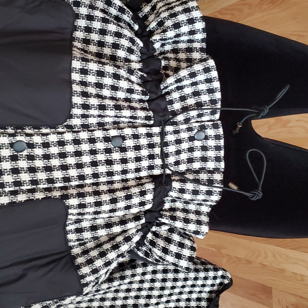 Zara Contrasting Tweed Jacket - Picture 7 of 16